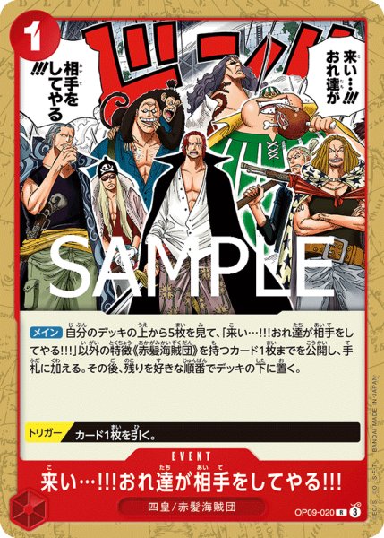 画像1: 《来い…!!!おれ達が相手をしてやる!!!》【ノーマル仕様】 (1)