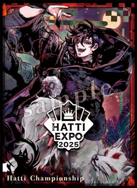 画像2: 【受注生産】はっちEXPO2025開催記念プレイマット&スリーブ (2)