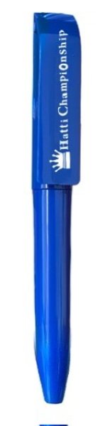 画像1: はっちcsミニボールペン【青】 (1)