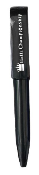 画像1: はっちcsミニボールペン【黒】 (1)