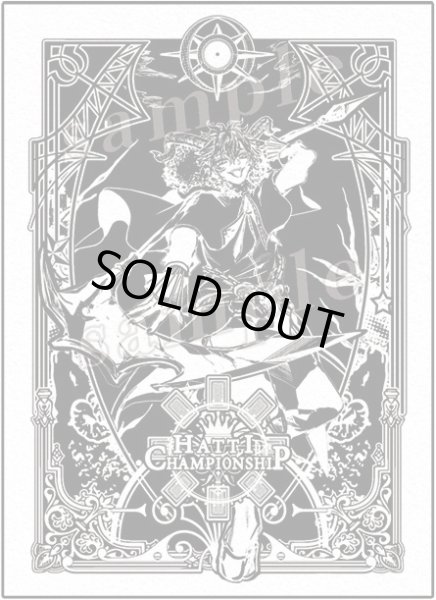 画像1: 【100枚入り】はっちcsエンボススリーブ【羊ブラック】エンボス素材 (1)